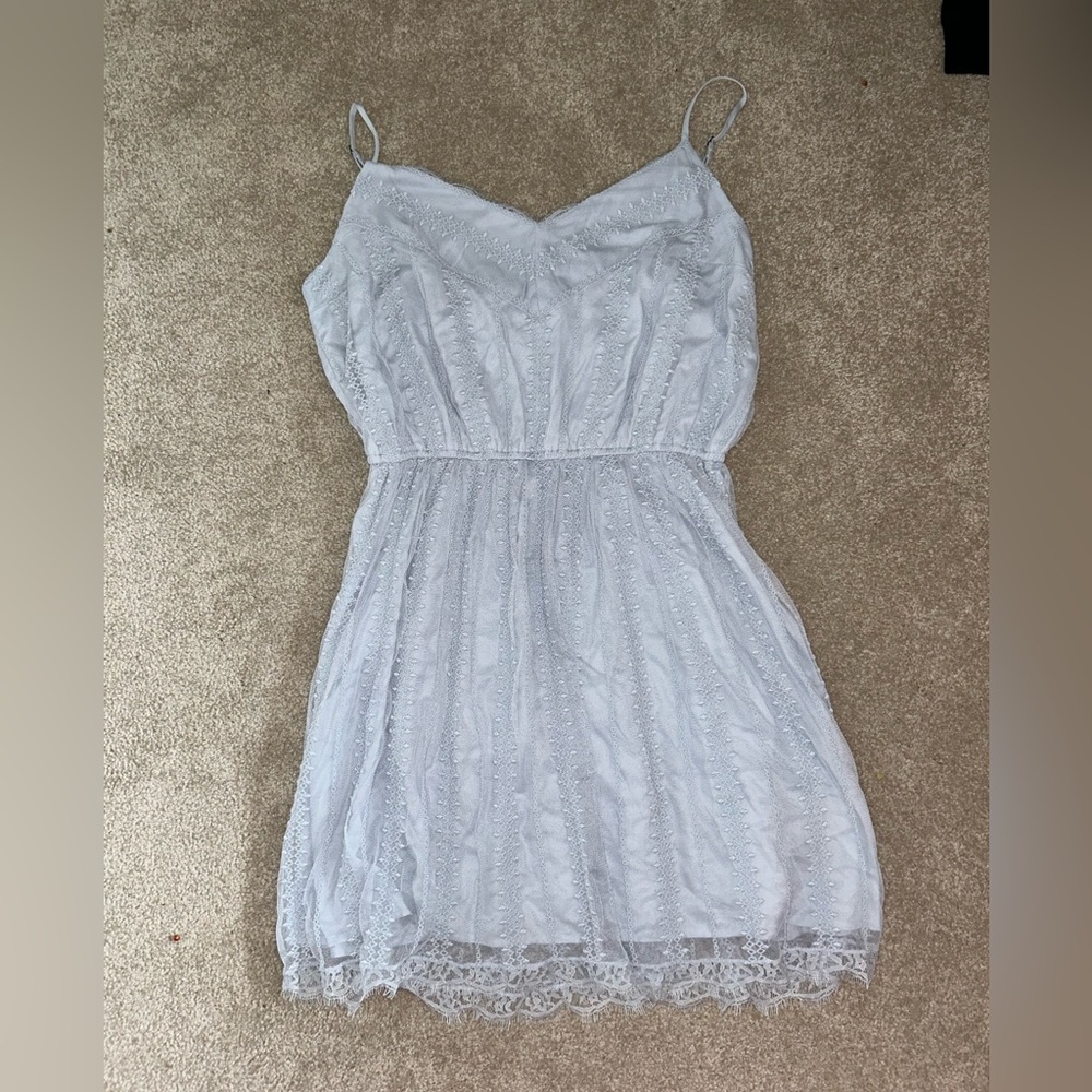 Baby blue dress, never worn, size Medium